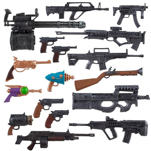 McFarlane DC 90901 Deluxe Accessories Munitions Pack V2 – 16 Units Set