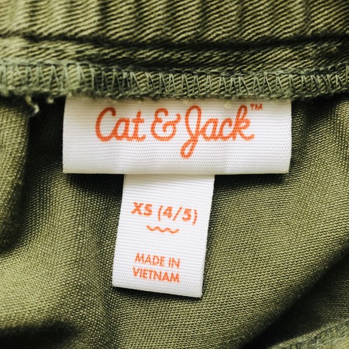 Cat & Jack Girls Army Olive Green Twill Drawstring Cargo Skirt Sz XS, S, M, XL - Picture 11 of 12