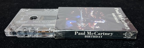 Paul McCartney BIRTHDAY/GOOD DAY SUNSHINE CASSETTE SINGLE 1990 Capitol Misprint - Picture 3 of 7