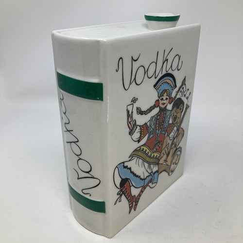 Decantador de libros Keramos VODKA cerámica Italia corcho - Imagen 1 de 7