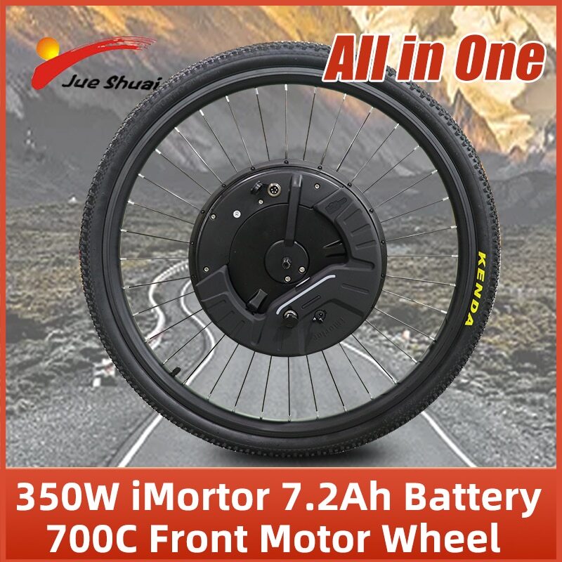 All In One Electric Bike Kit Front Motor Wheel Drive Kit with Bluetooth Battery eBay
