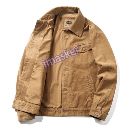 Fashion  Cotton Jacket Men Coats Casual Clothing Corduroy Outwear Warm - Picture 4 of 25