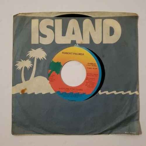Robert Palmer - Looking For Clues / Woke Up Laughing 45 Island 1980