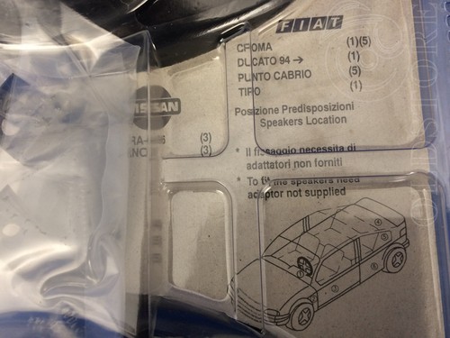 ►AUDIOLA SBL 22◄COPPIA 95x155mm 2VIE ALTOPARLANTI AUTO COASSIALI ELLITTICHE 80W - Imagen 9 de 9