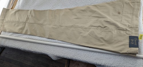 Roundtree & York Casuals Pantalones Straight Fit Tan Size 36 x 34 - Imagen 6 de 6