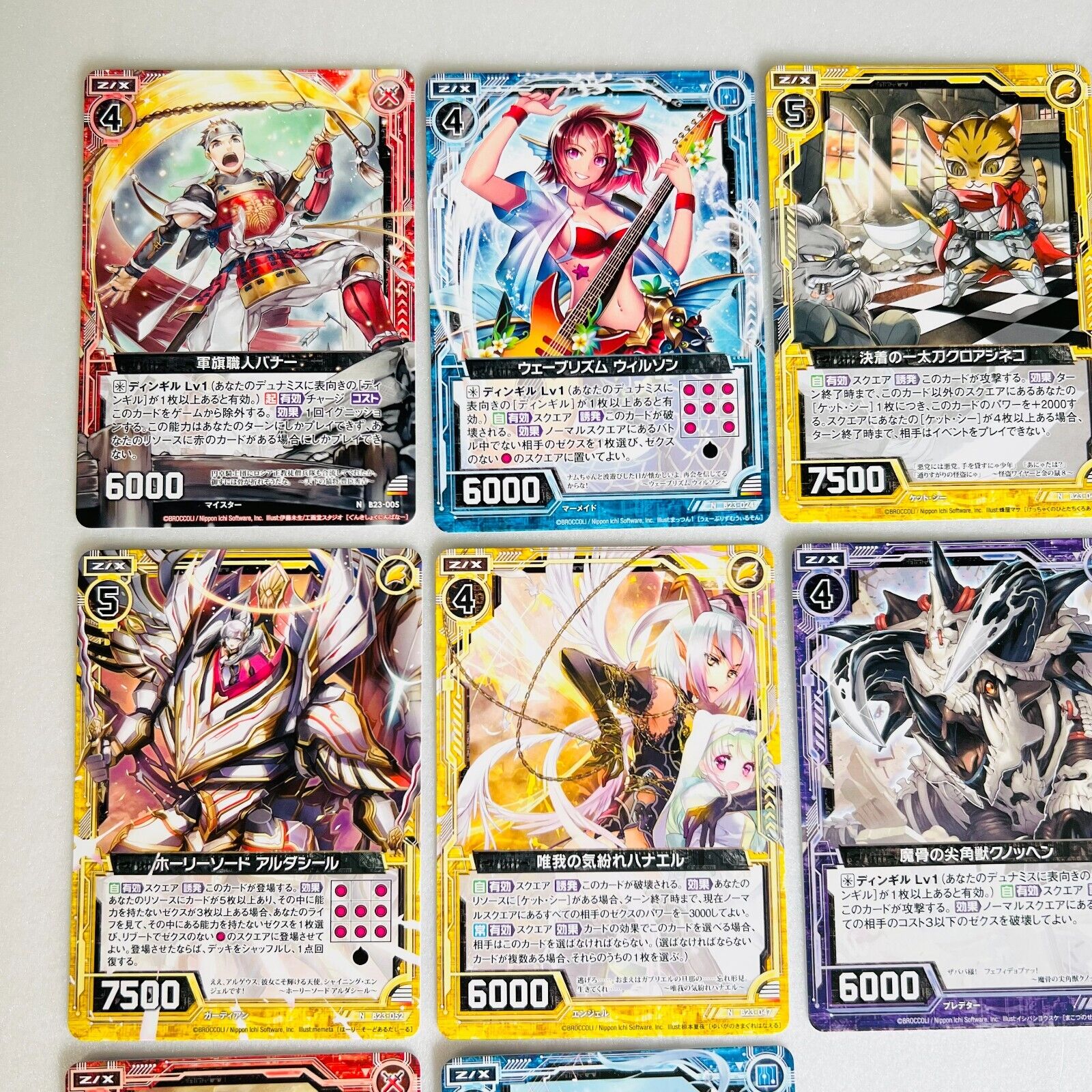 Z/X ZX TCG Trading Cards Various 10 Cards Set Japanese