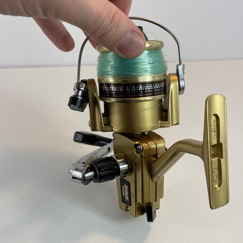 Vintage ZEBCO 6020 Gold Fishing Spinning Reel, Made in Japan 4:7:1 Ratio - Picture 15 of 16