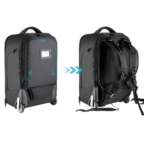 Neewer 2-in-1 Convertible Wheeled Camera Travel Backpack Rolling Luggage Case - Picture 7 of 8