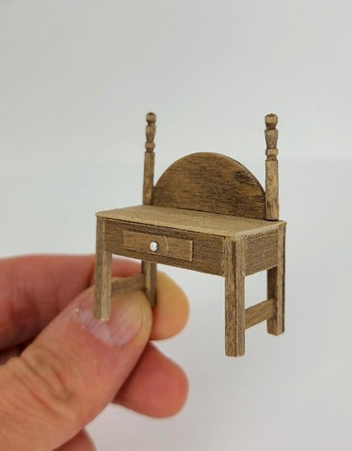 Artisan Potting Bench, Work Table or Dresser w/ Drawer 1:48 Dollhouse Miniature  - Picture 1 of 6