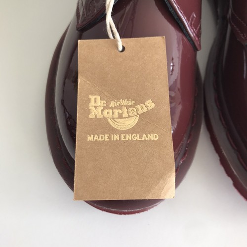 Dr. Martens 1461 Mono MADE IN ENGLAND Patent Leather UK Size 4 Ex Display - Picture 6 of 20