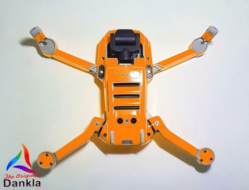 DJI MINI 2 - SKIN - NEON ORANGE - Decal - Wrap -  Folie - Foil - Picture 7 of 10