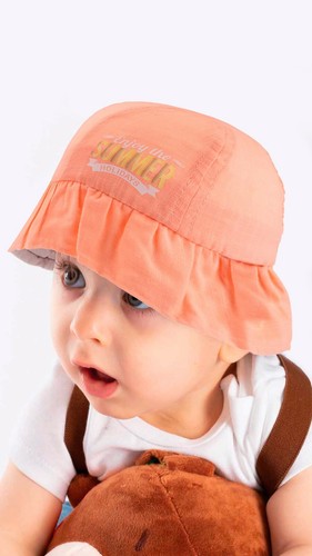 Baby Sonnenhut Sommer Baumwolle Eimer Kinder Outdoor Strand Schatten Mütze Mädchen Jungen Hüte - Bild 14 von 24