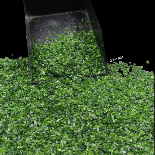 Crushed Green Sunstone Powder All Size Sparkling Effect Sunstone Coarse Inlay - Picture 33 of 84