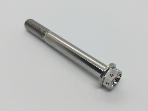 Perno de brida de cabeza hexagonal perforado de titanio M8 Ti Race Spec cable de bloqueo de 15 mm a 125 mm - Imagen 22 de 25