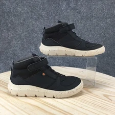 Bogs Shoes Youth 3 Skyline Tall Hi-Top Sneakers Black Comfort Casual Hook & Loop