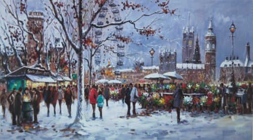 HENDERSON CISZ (b.1960) Limited Edition Print 'Winter's Day, Westminster' London - Picture 2 of 8