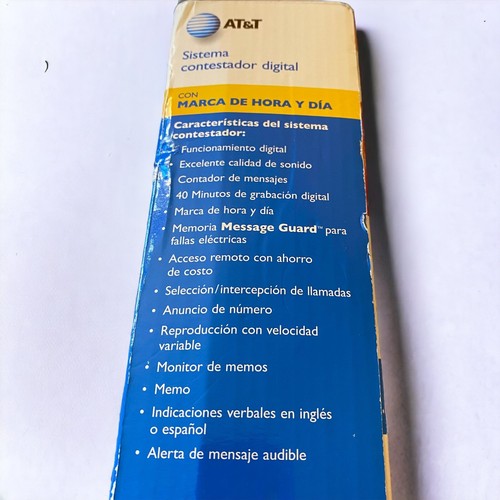 AT&T 1738 Telephone Digital Answering System Machine w/Manual - Zdjęcie 4 z 6