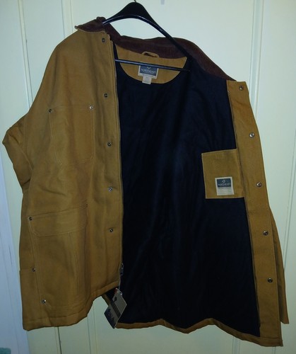 Neu mit Etikett Northeast Outfitters Canvas Entenarbeit Mantel - Thinsulate - Herren Größe 3XL - Bild 2 von 5