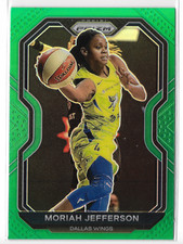 2021 Prizm WNBA Green Prizm #9 Moriah Jefferson Dallas Wings UConn