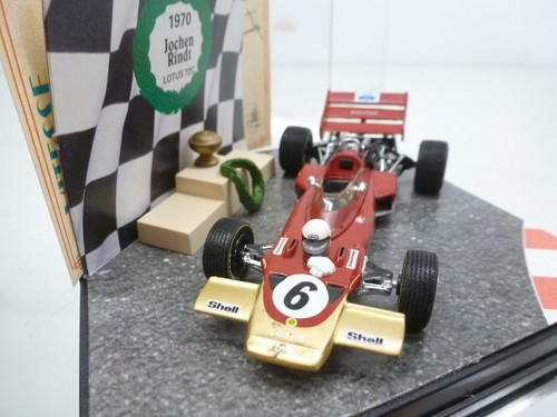 QUARTZO LOTUS 72C 1970 RINDT #6 FRENCH GP LIM 3500pcs - 1:43 - GOOD IN SHOWCASE - Imagen 8 de 10