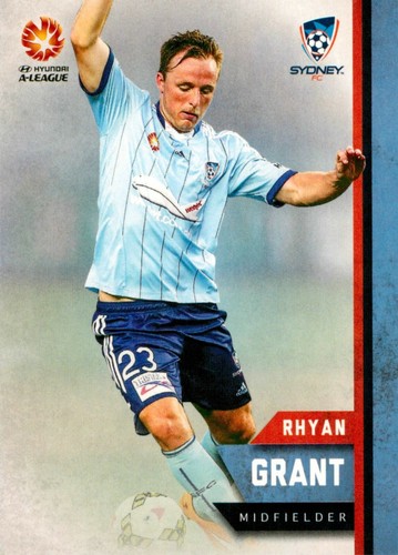 2015 2016 SYDNEY FC A-League Card RHYAN GRANT - Imagen 1 de 3