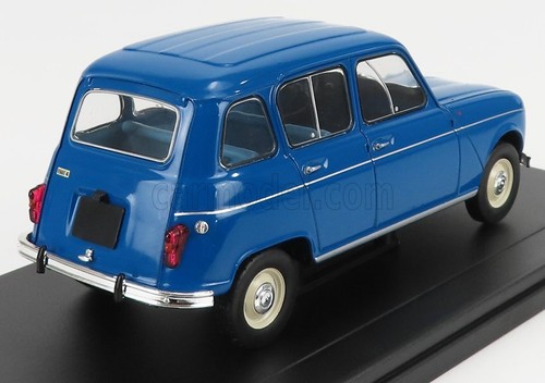 MODELLINO AUTO STATICO RENAULT R4L 1964 BLU MODELLISMO SCALA 1/24 - Foto 2 di 5