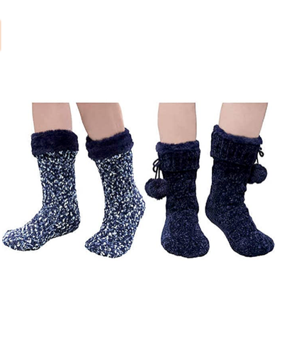 Jane & Bleecker Womens Chunky Slipper Socks - Picture 4 of 11