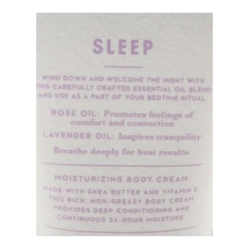 3-PACK BATH & BODY WORKS AROMATHERAPY SLEEP ROSE LAVENDER HAND CREAM & BODY WASH - Picture 3 of 5