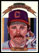 1983 Donruss Toby Harrah . Cleveland Indians #13
