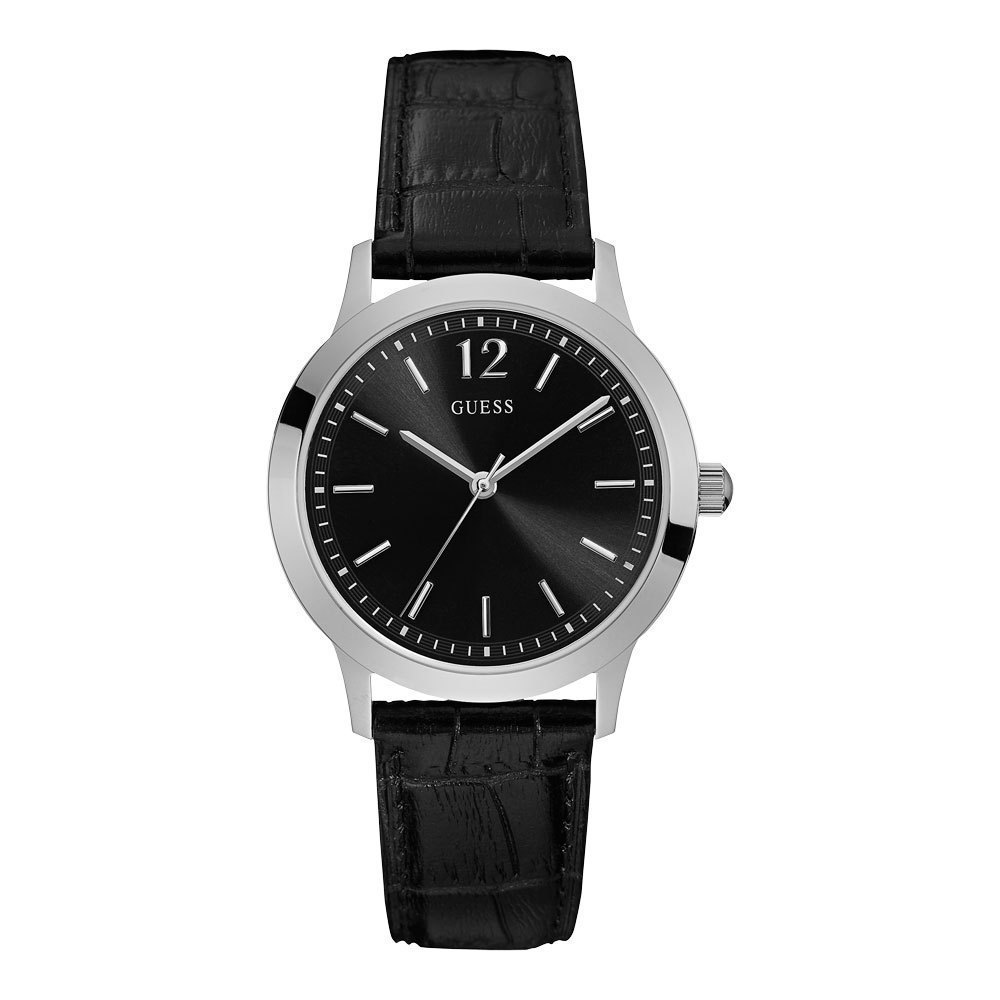 Guess mens black watch discount