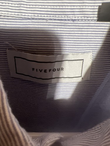Fivefour Button Down Short Sleeve Shirt Size L - Picture 2 of 2