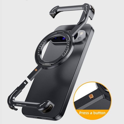 Aluminum Alloy Magnet Phone Case For Google Pixel 9 Pro XL 9 Stand Holder Cover - Picture 8 of 13