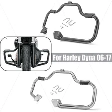 Mustache Engine Guard Highway Crash Bar For Harley Dyna FLD FXDB FXDL FXDF FXDWG