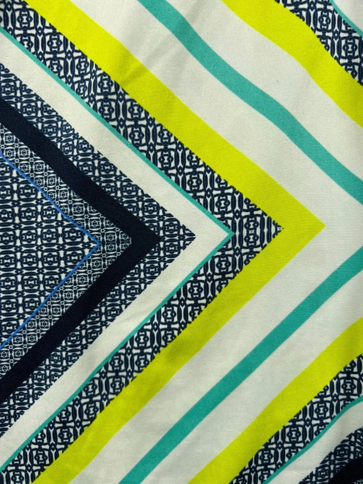 Vestidos para niñas 14 azul amarillo encaje ribete línea A sin mangas ediciones raras Hankerchi Foto 2 de 4