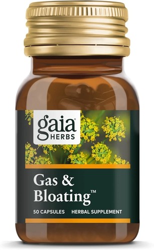 Gaia Herbs Gas & Bloating - Provides Relief from Occasional and Bloating 50 Caps - Picture 1 of 4