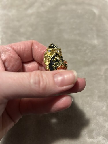 NIGHT Thailand Unisex Pin Khon Hanuman Mask (missing A Stone ) - Picture 4 of 9