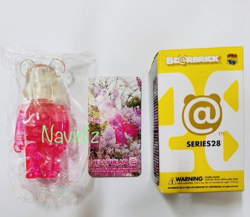 Medicom Bearbrick Series 28 Jellybean S28 Pink Soda Clear 100% be@rbrick - Picture 3 of 5