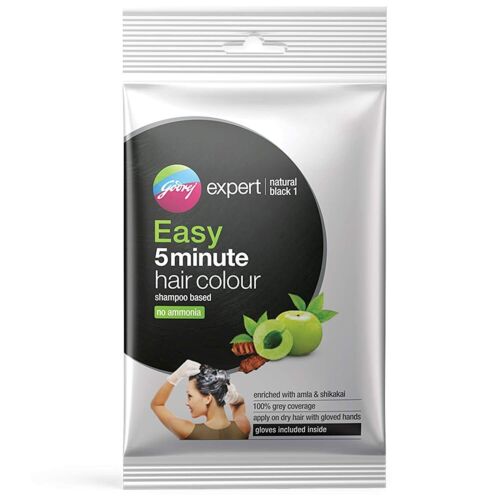 10 X Godrej Expert Easy 5 Minute Natural Hair Colour Sachet Godness Of Amla 20ml - Picture 6 of 12
