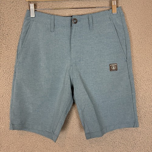 Volcom Shorts Mens 28 Blue Hybrid Walking Surf & Turf Stretch Skate NWOT