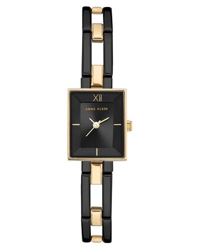 Anne Klein Women's Bracelet Watch AK/3945BKTT Black Square