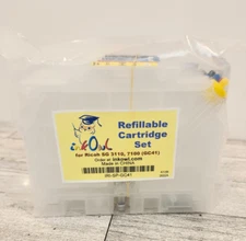 Empty Refill Ink Cartridge set, ricoh SG 3110, 7100, inkowl Sublimation