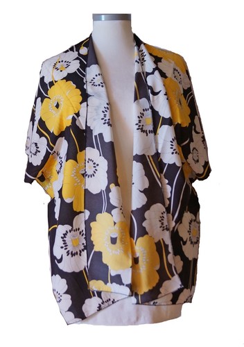 Sommer Chiffonjäckchen Sommertuch Cardigan Stola Bolero 44,46, 48, 50, 52, 54,56