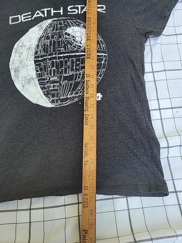Star Wars Todesstern Unisex S Schwarz T-Shirt Grafik Kurzarm - Bild 2 von 5