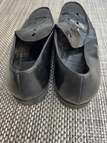 Men s Prada Black Leather Cut-Out Loafers - Picture 7 of 7