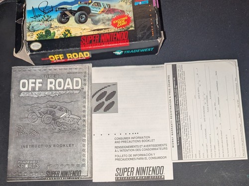 Super Off Road: The Baja (SNES, 1993) COMPLETE CIB TESTED SHIPS FAST - Picture 5 of 11