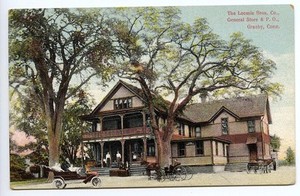 Granby Ct Loomis Bros Store Post Office Horse Wagons Postcard Ebay