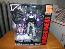 TRANSFORMERS TITANS RETURN MURK & DECEPTICON OCTONE 6.5  FIGURE NIB 2016
