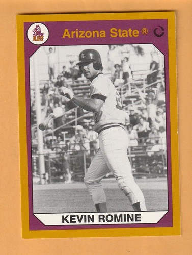 Kevin Romine Arizona State Sun Devils 1990 Card #178 Fountain Valley CA 5Q