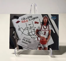 2024-25 Bowman Chrome University #CRP-4 Boogie Fland College Rule Playbook