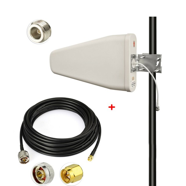WiFi Outdoor 2.4Ghz Yagi Antenna Aerial For Signal Booster Boat Caravan
